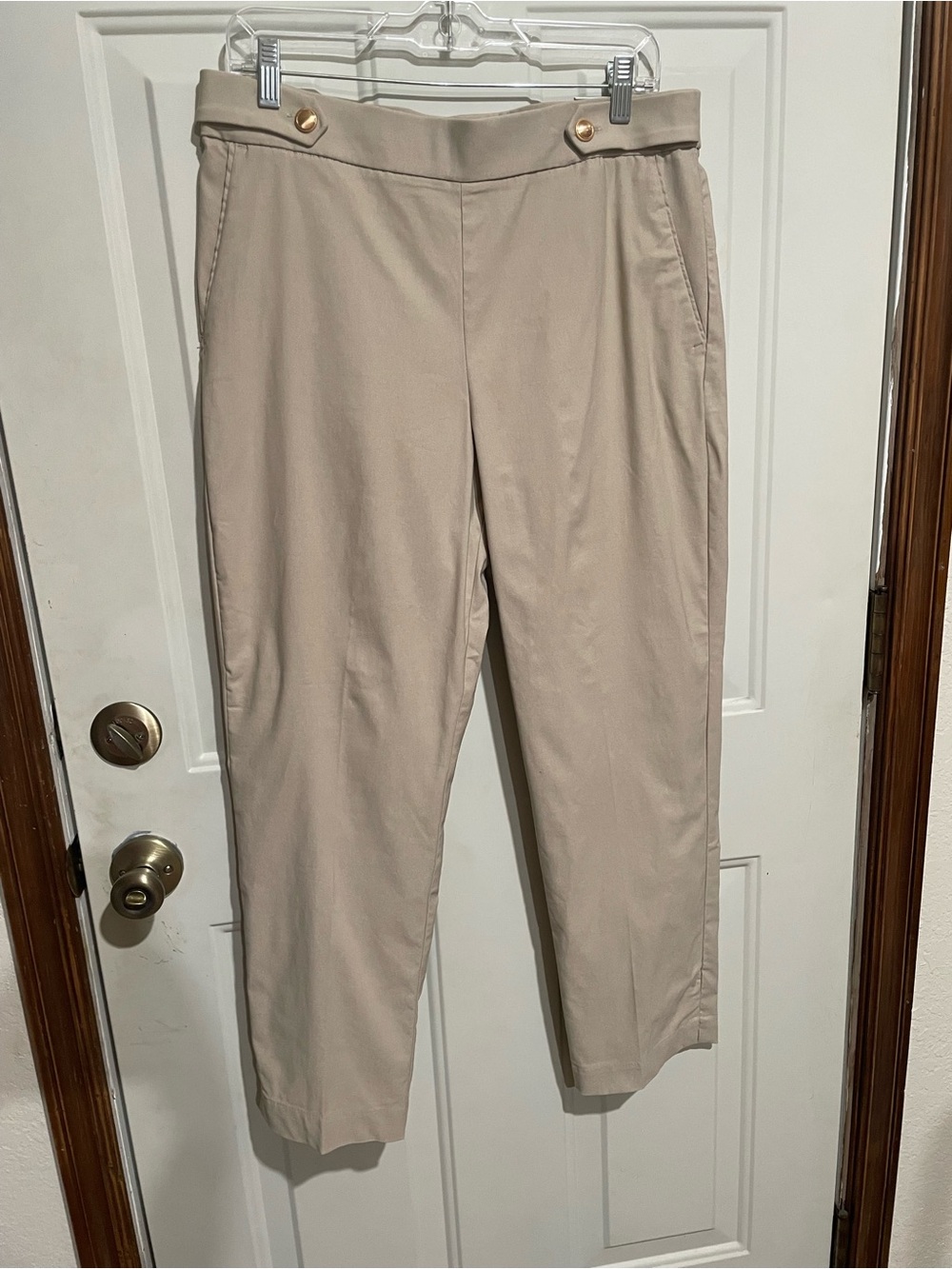 Women's Beige Dress Pants